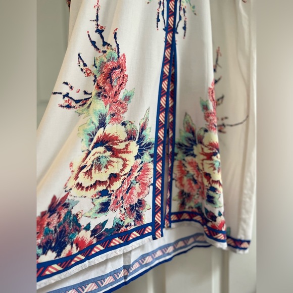 Flying TOMATO Floral Kimono Sleeve Kaftan Dress Size M/L - Picture 6 of 14